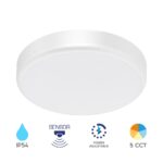 LED Aufbauleuchte | Rund | 20W (280mm) | 2000 Lumen | IP54 | Sensor