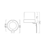 Dämmerungssensor IP44 Â Photocell Sensor für automatische Lichtsteuerung (max. 3000 W)