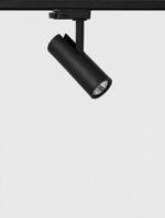 3 Phasen LED Schienenstrahler, OR 1020-60, Schwarz, 4000K, 10W