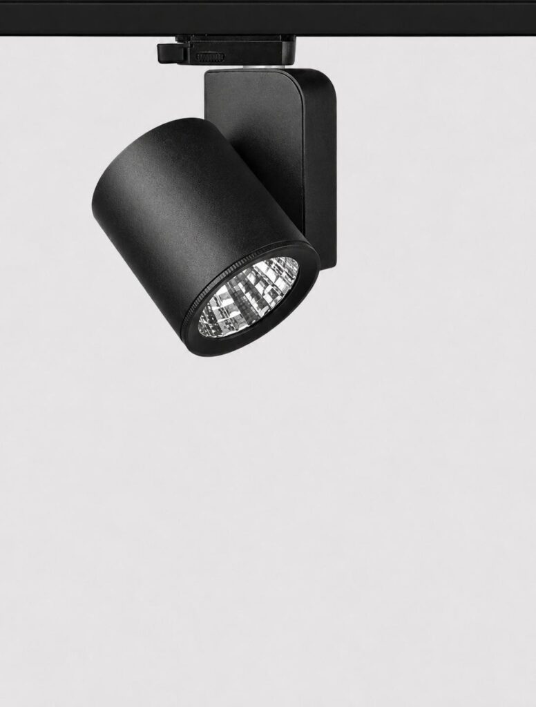 3 Phasen LED Schienenstrahler, OR 801-100, Schwarz, 3000K, 30Â°, 30W